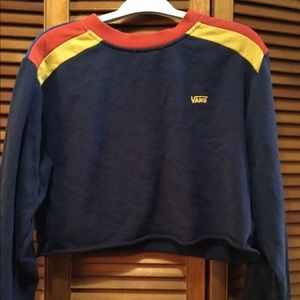 vans colored crop top